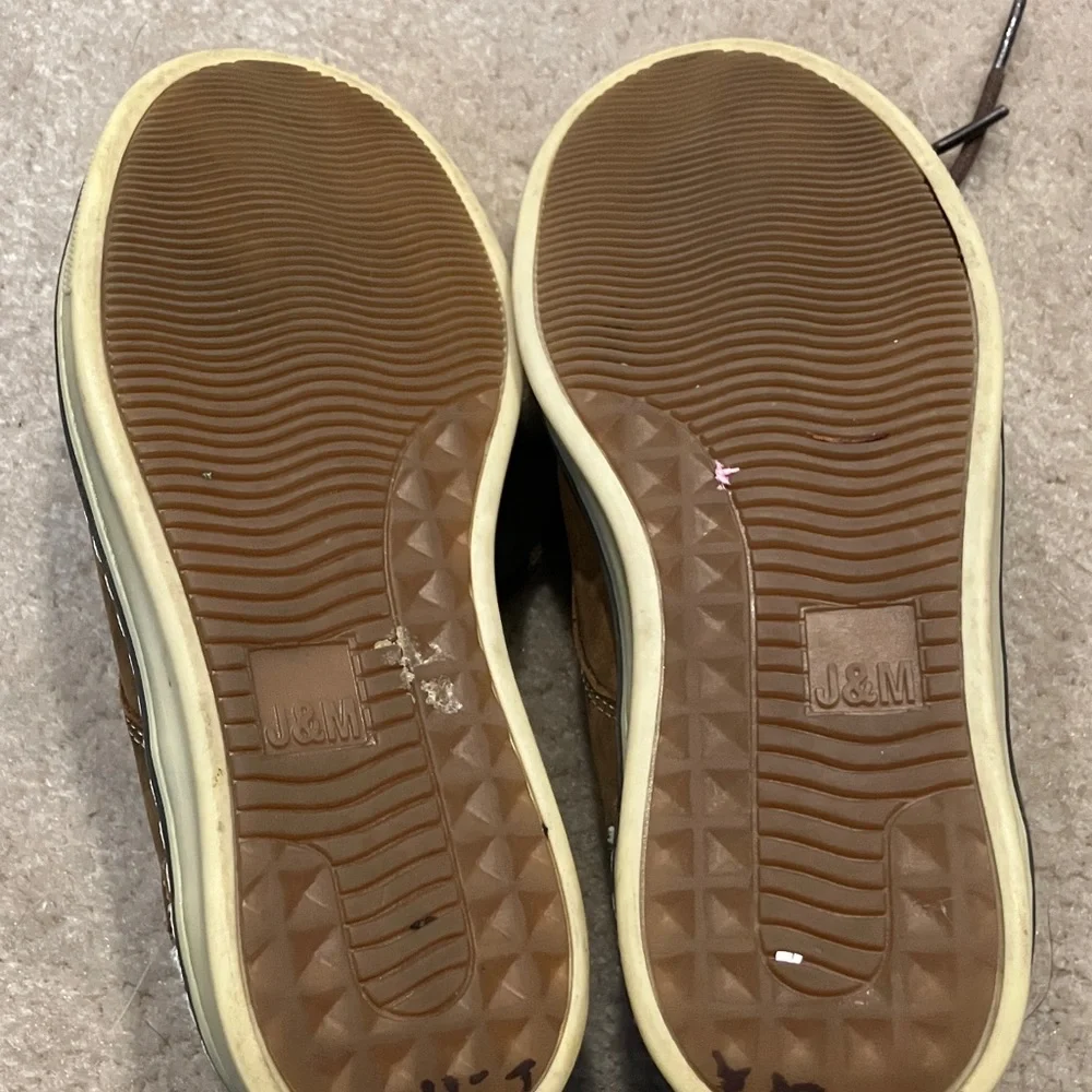 Johnston & Murphy Tan Leather Oxfords